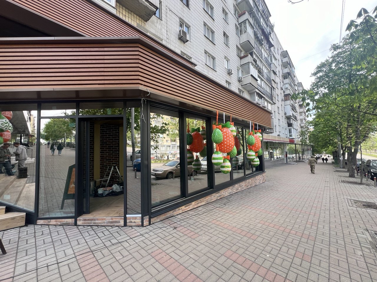 Фасадна конструкція на основі алюмінію